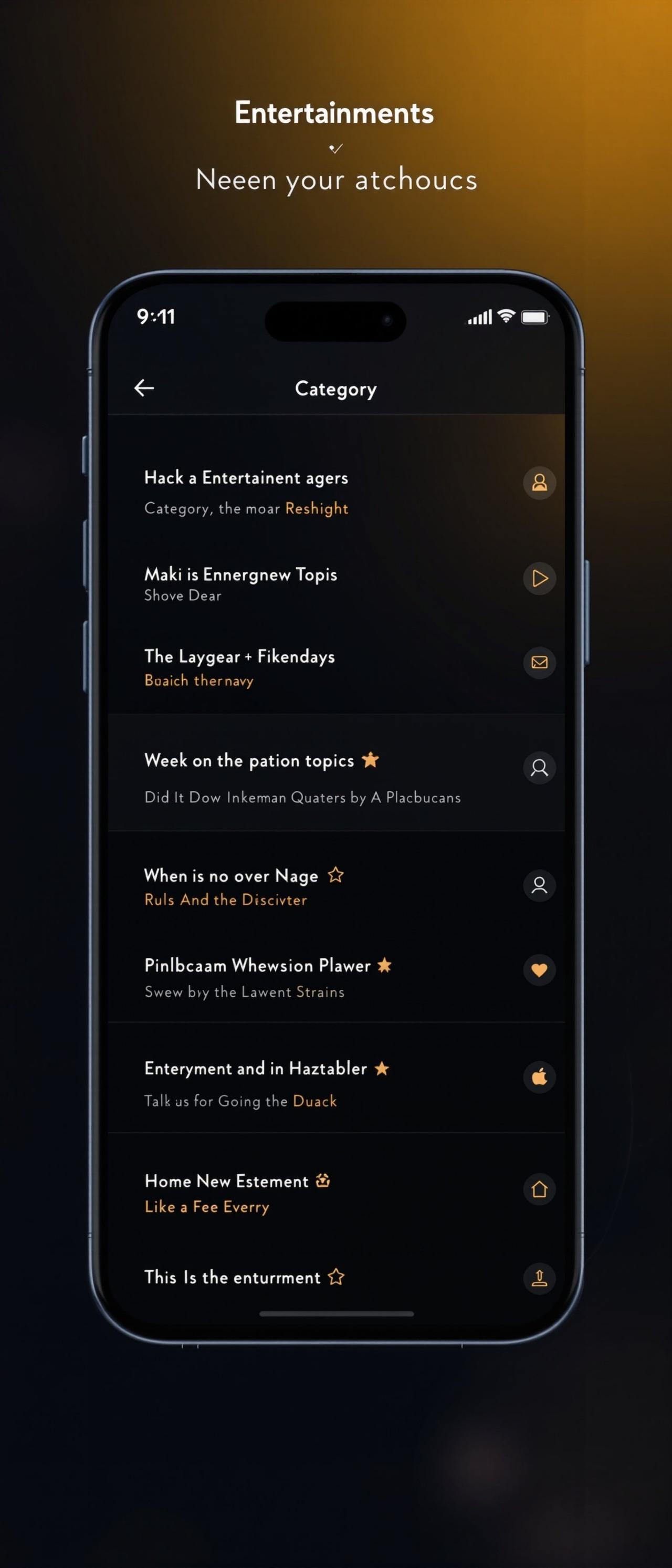 网曝黑料网 APP 分类列表界面预览